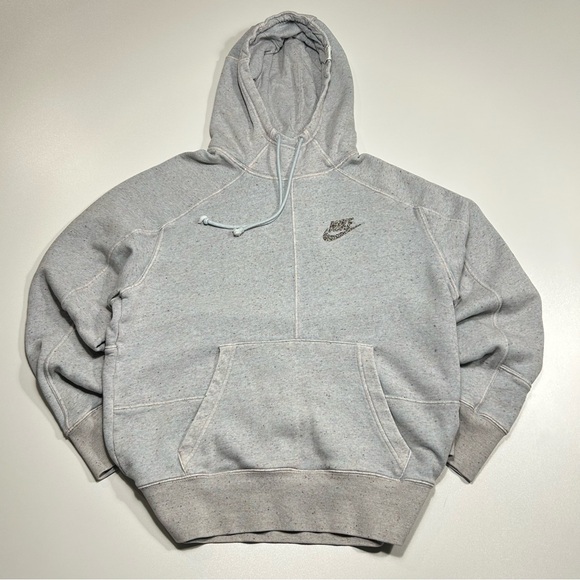 Nike Other - Nike Sportswear Fleece Pullover Hoodie Grey Multi Speckle Ice Cream Men’s Small